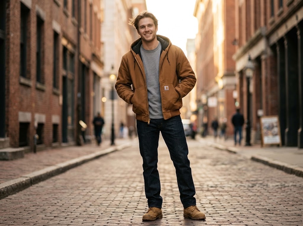 Carhartt Duck Canvas Active Jacket in Carhartt Brown